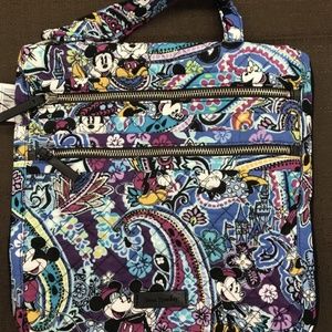 Vera Bradley Disney Mickeys Paisley Hipster bag